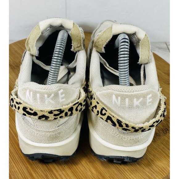 Nike Waffle Debut Women's Sneakers Size US 8 White/Leopard Print - Picture 4 of 6